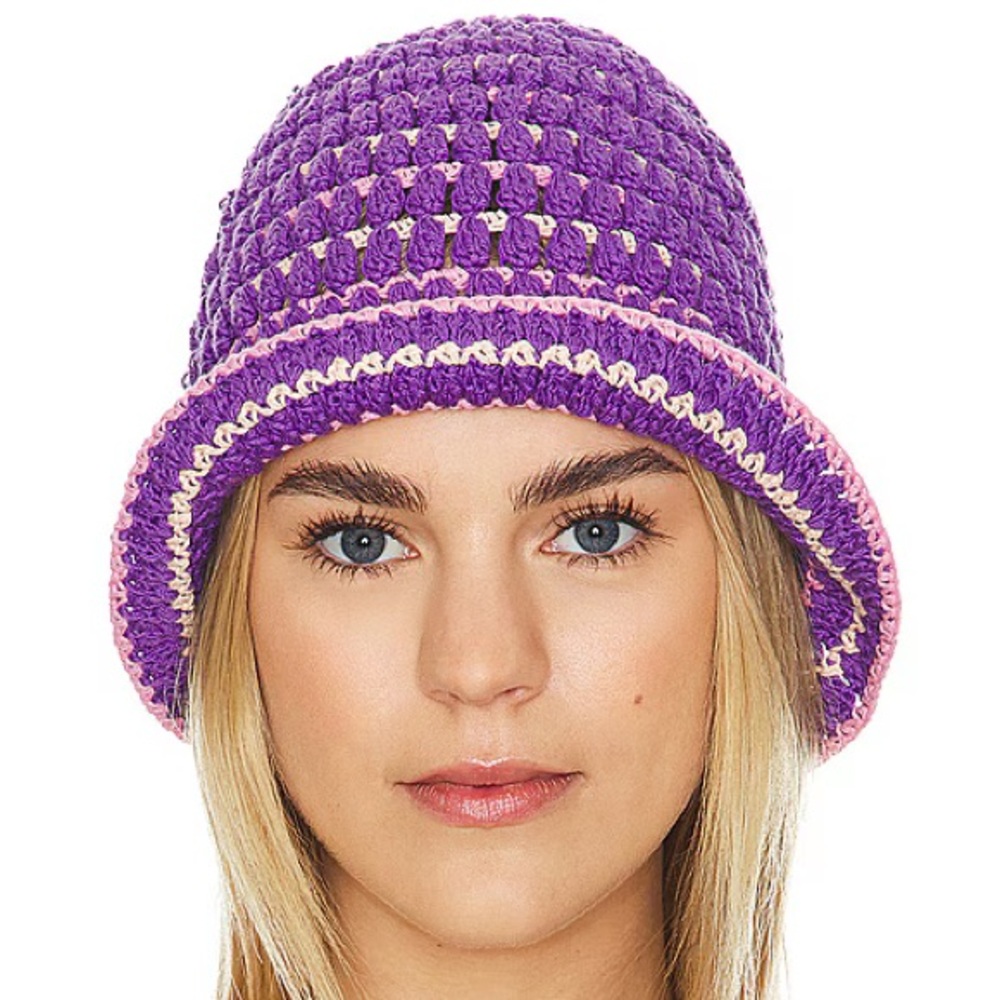 Lovers + Friends Mara Crochet Hat